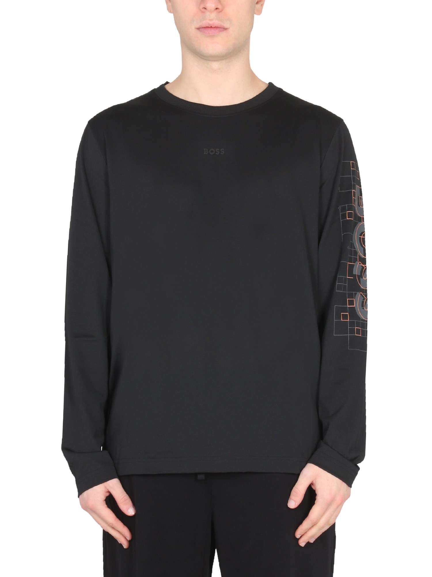 Hugo Boss T-shirt With Logo In Black