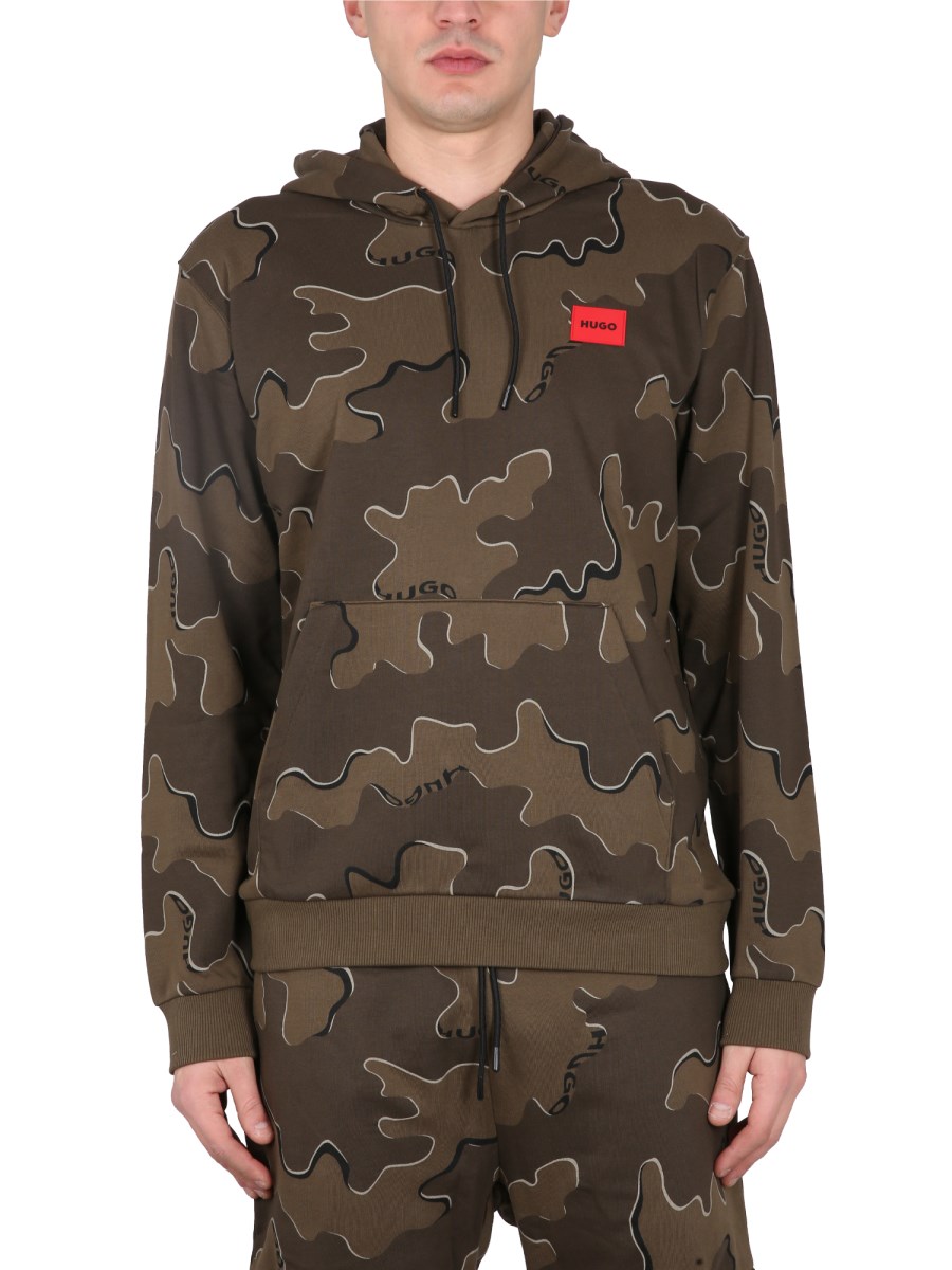 hugo camo sweatshirt