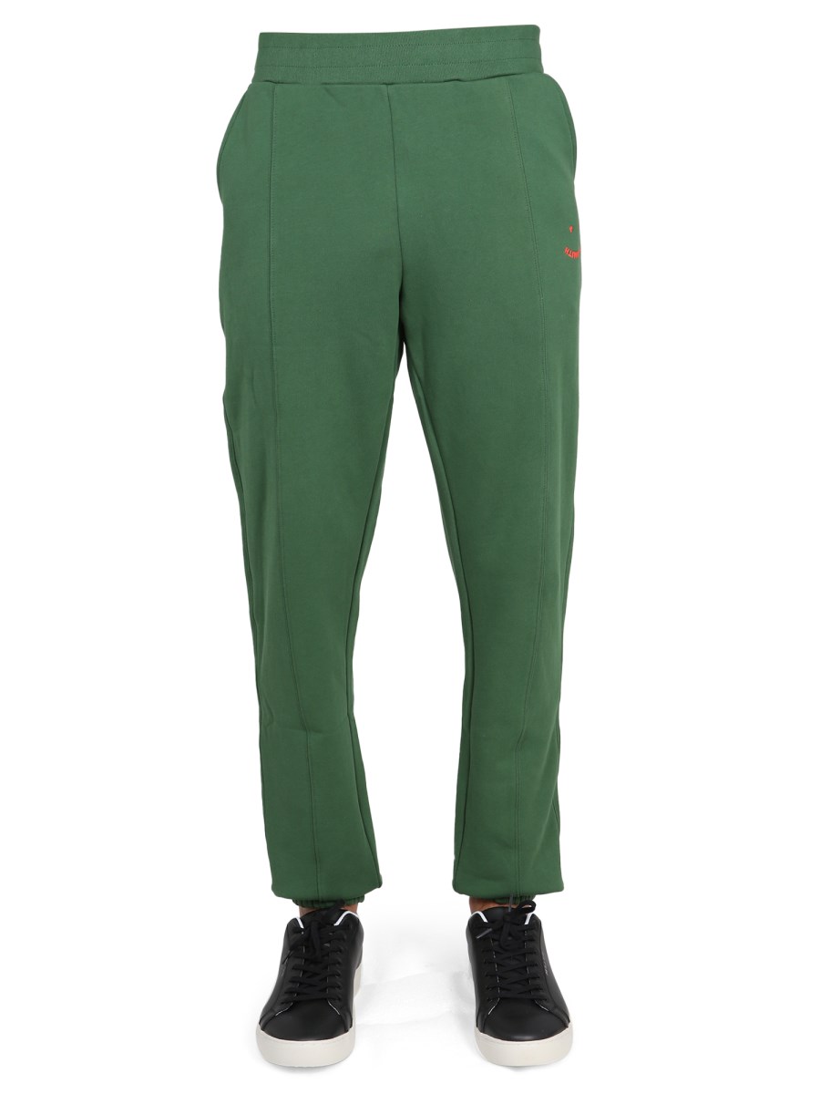 PS BY PAUL SMITH PANTALONE JOGGING HAPPY IN COTONE BIOLOGICO