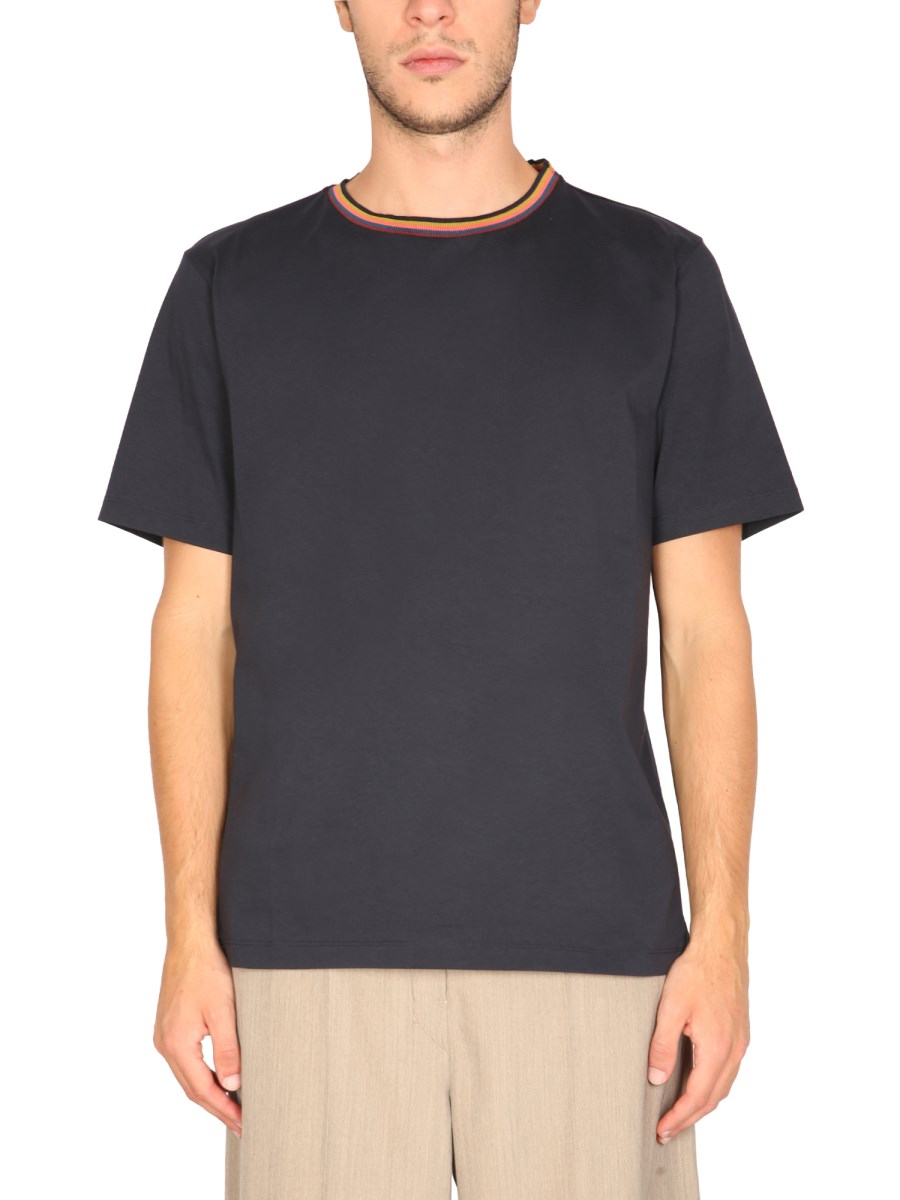 paul smith artist stripe t shirt