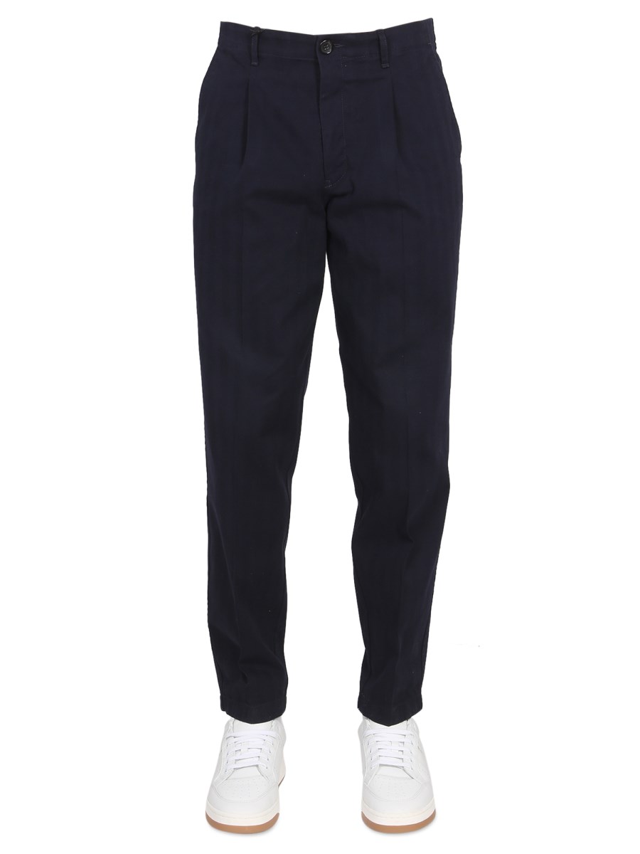 PS BY PAUL SMITH PANTALONE IN TWILL DI COTONE