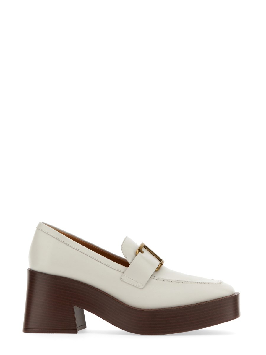 Tods hot sale platform loafers