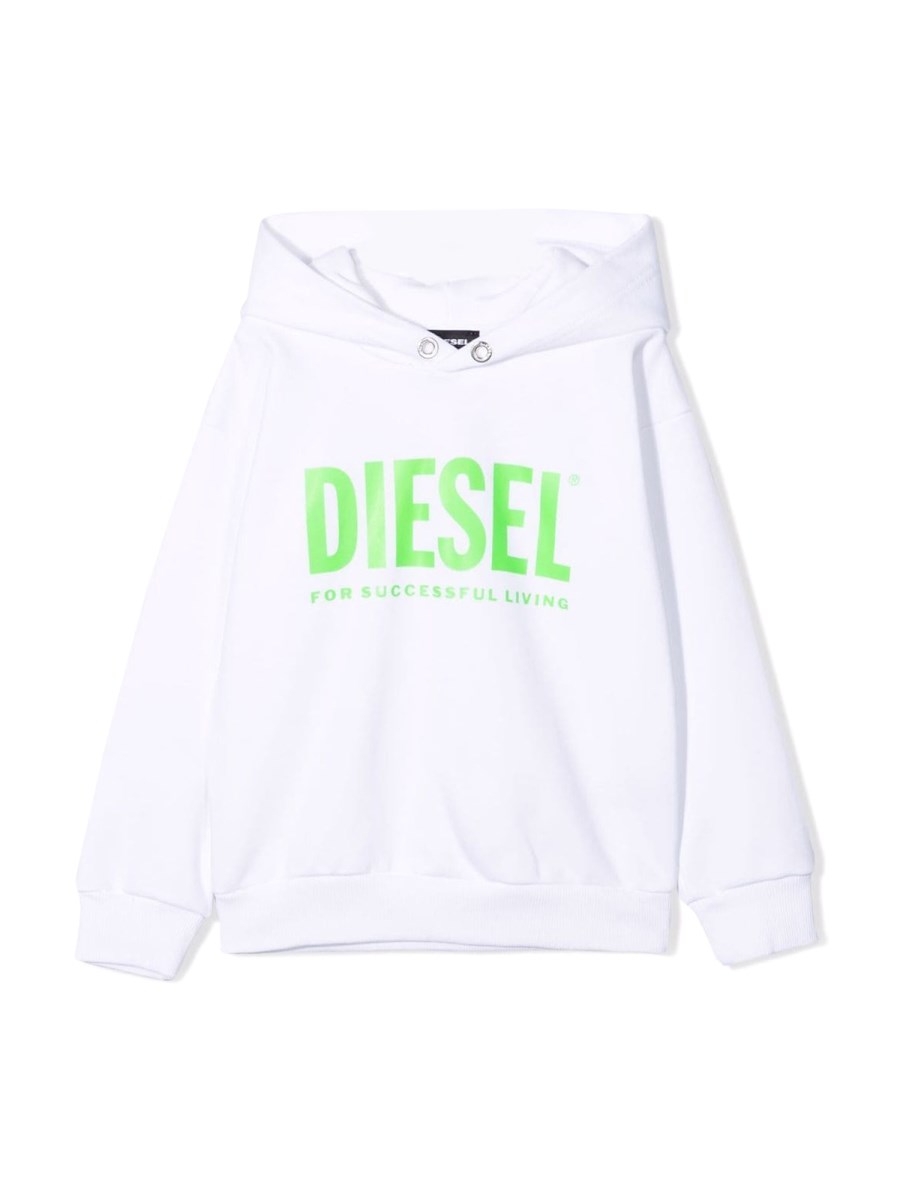 DIESEL KIDS LOGO OVER FELPA