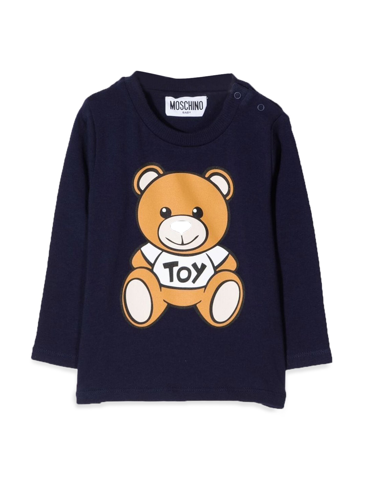 moschino t-shirt con teddy bear in cotone