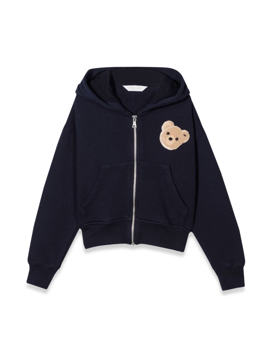 PALM ANGELS PALM ANGELS BEAR HOODIE ZIP