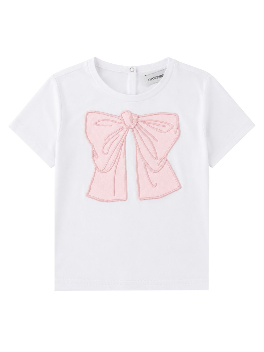 T-SHIRT CON STAMPA FIOCCO