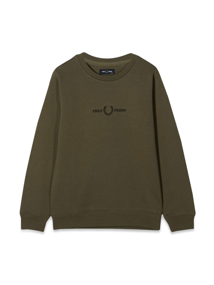 FRED PERRY EMBROIDERED SWEATSHIRT