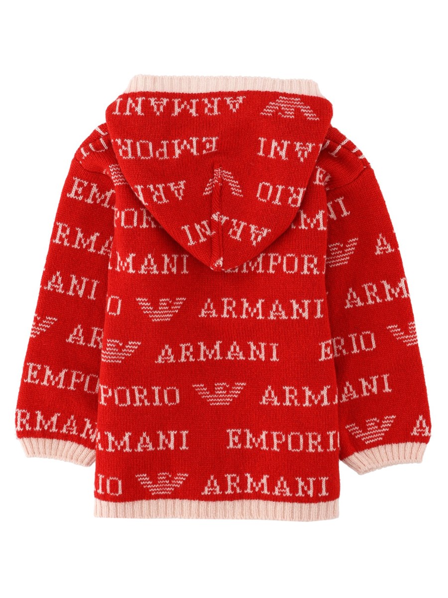 CAPPOTTO LOGATO IN MAGLIA 