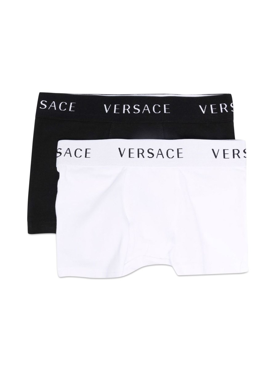 Versace Medusa Logo Stretch-Cotton Undershirt, Underwear