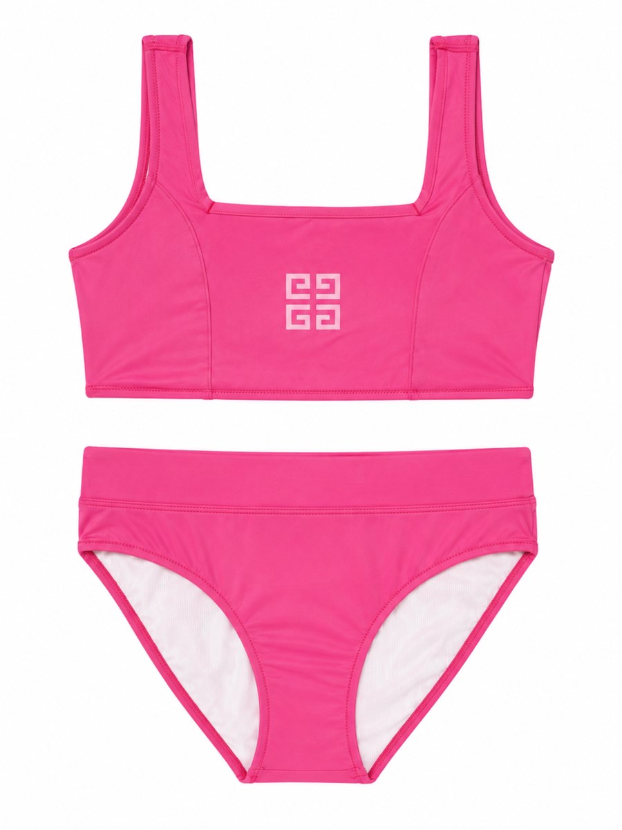 BIKINI CON STAMPA LOGO CENTRALE
