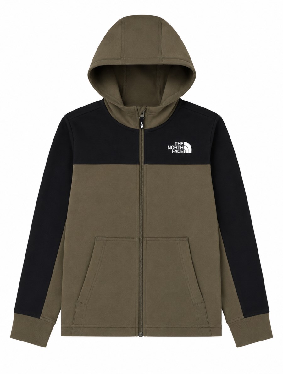 Felpa Slacker con cappuccio e zip intera