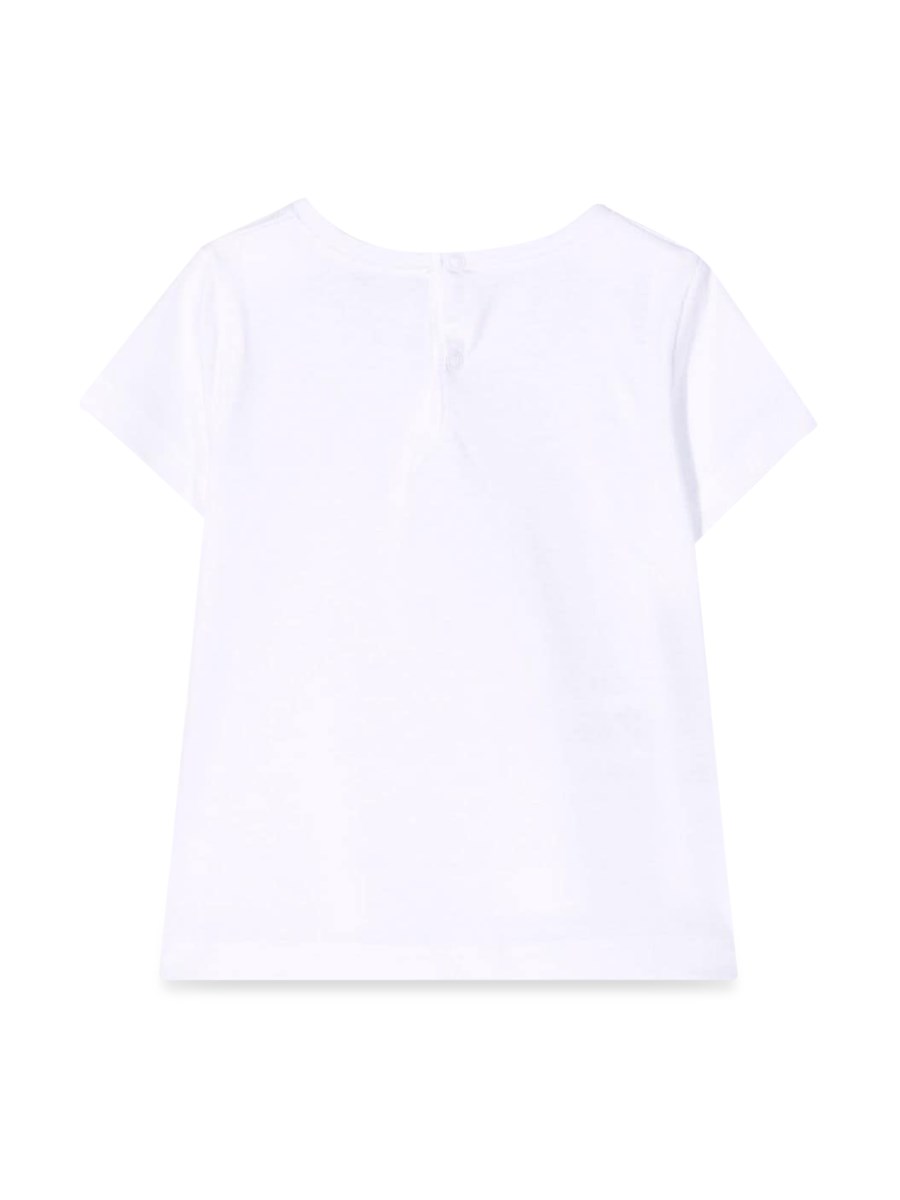 T-SHIRT M/CORTA BIANCO/LILLA