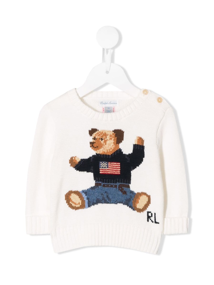 20/2 COTTON-BEAR SWEATER-TOPS-SWEATER