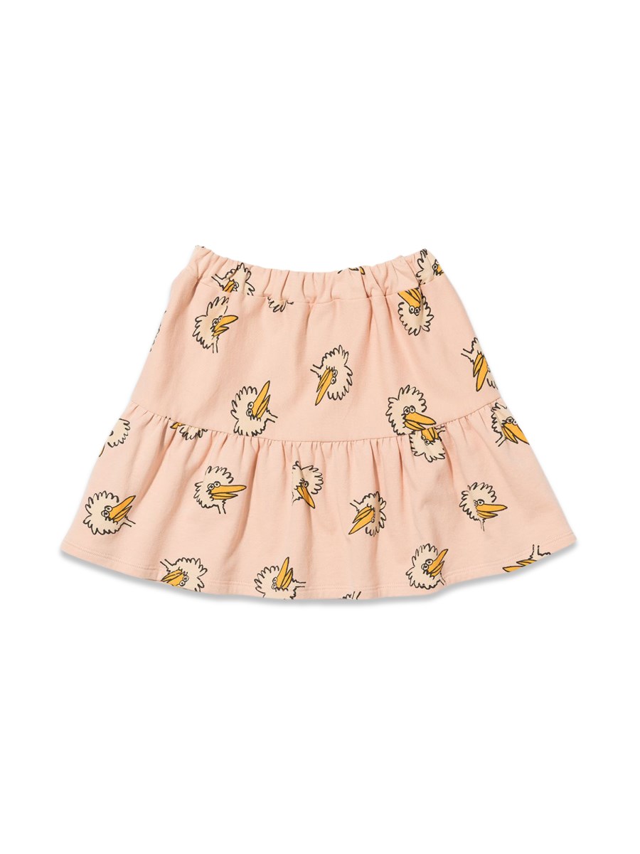 BOBO CHOSES BIRDIE ALL OVER FLEECE SKIRT