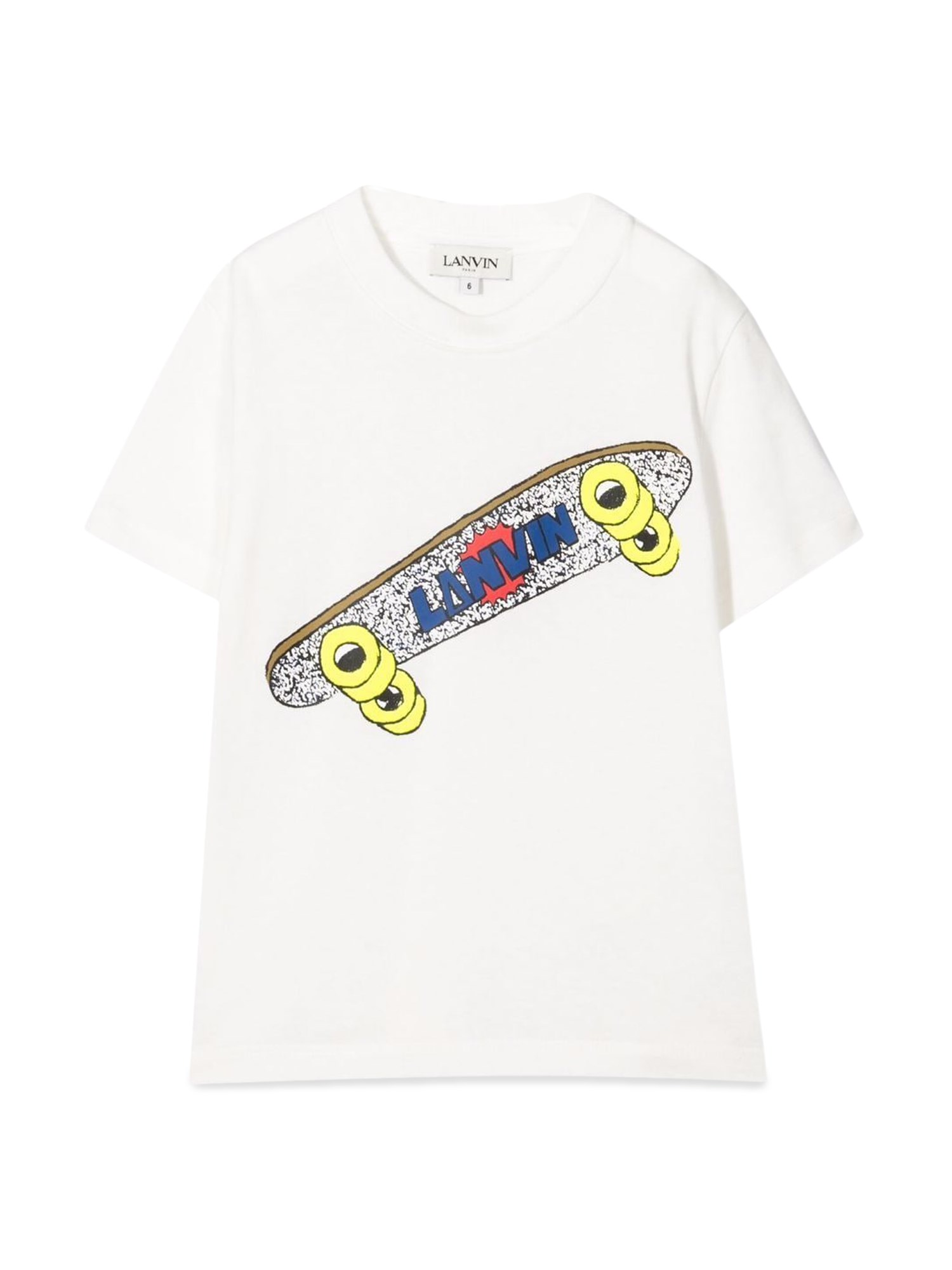 lanvin t-shirt stampa skateboard