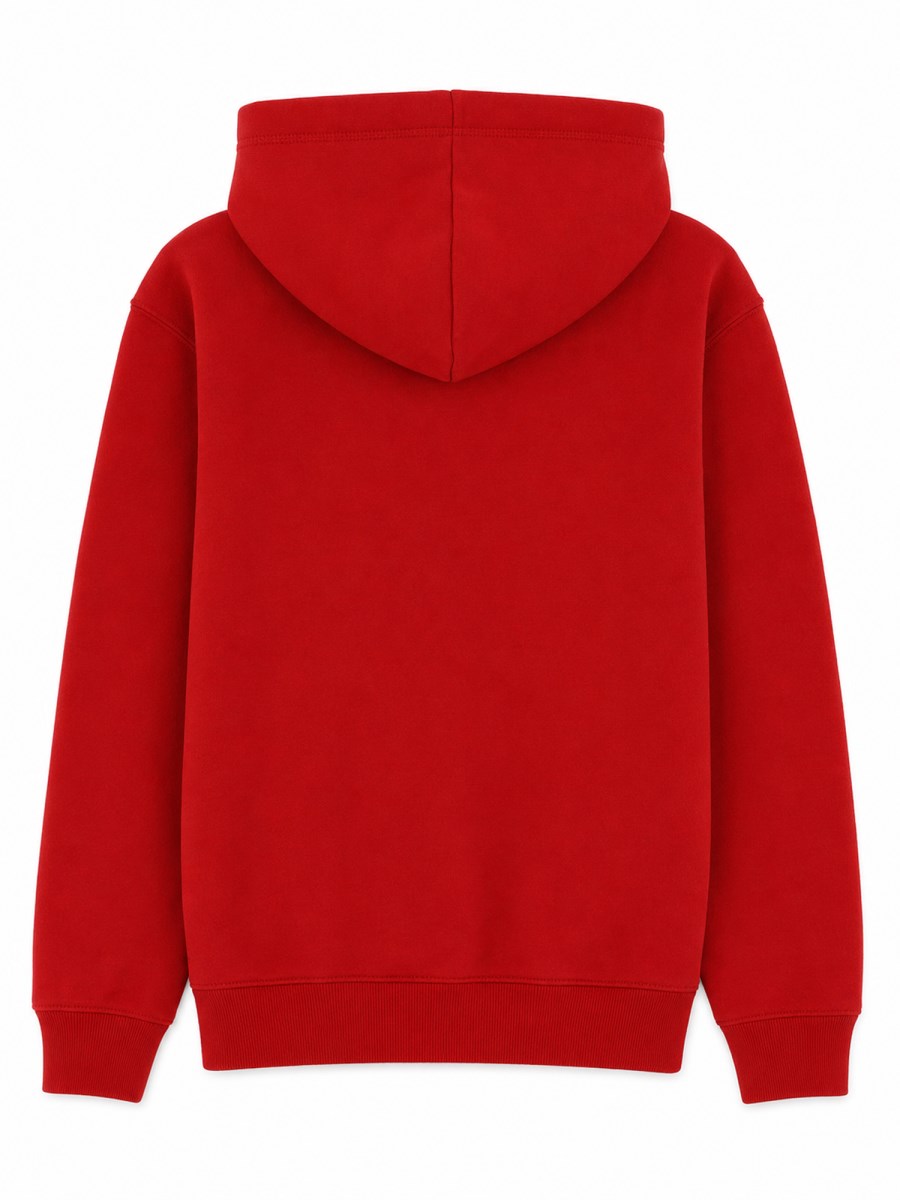 FELPA CON ZIP E CAPPUCCIO