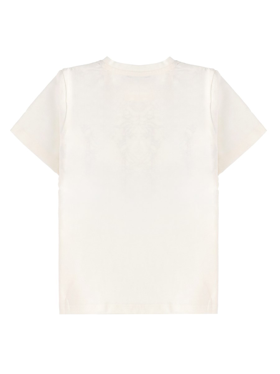 T-SHIRT DA NEONATO CON STAMPA MEDUSA GRECA