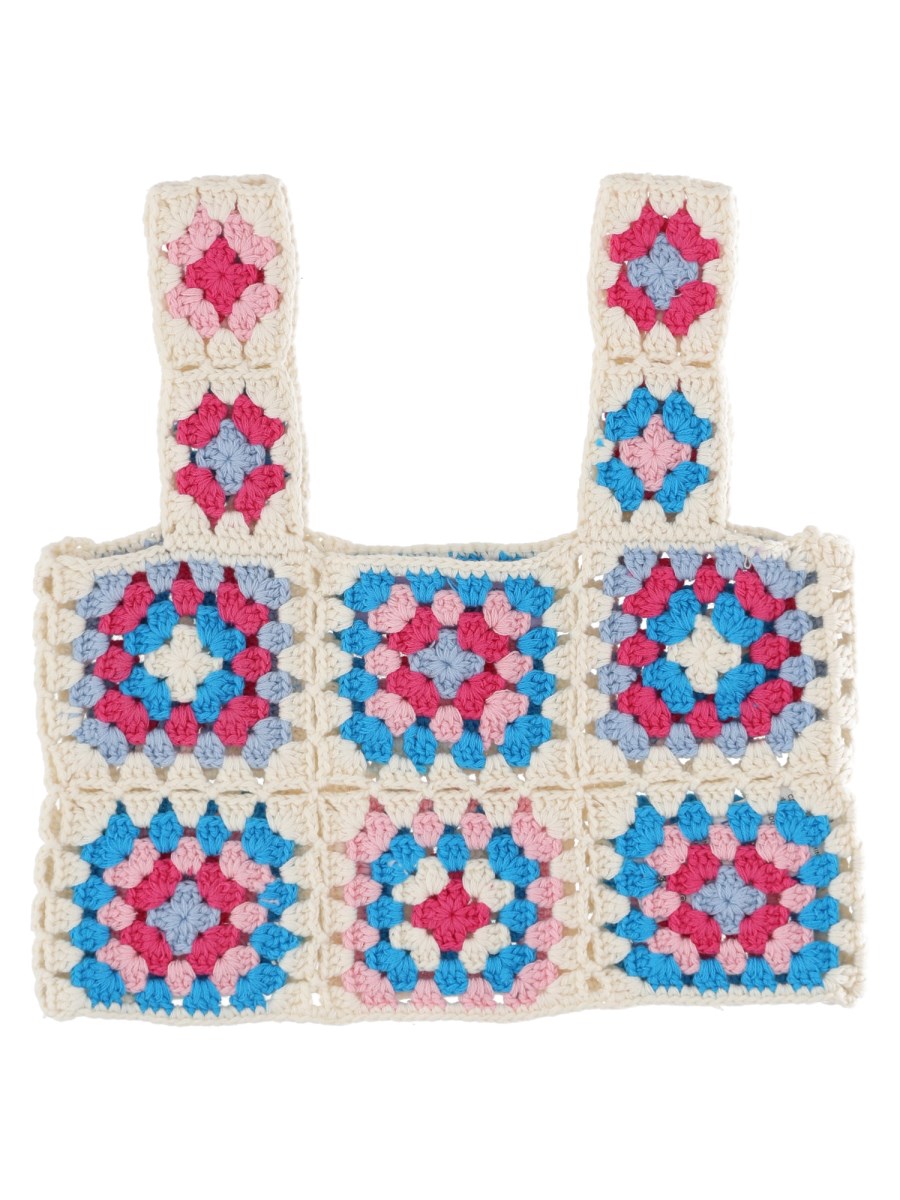 TOP CROCHET CON SPALLINE LARGHE HALIMARA KIDS