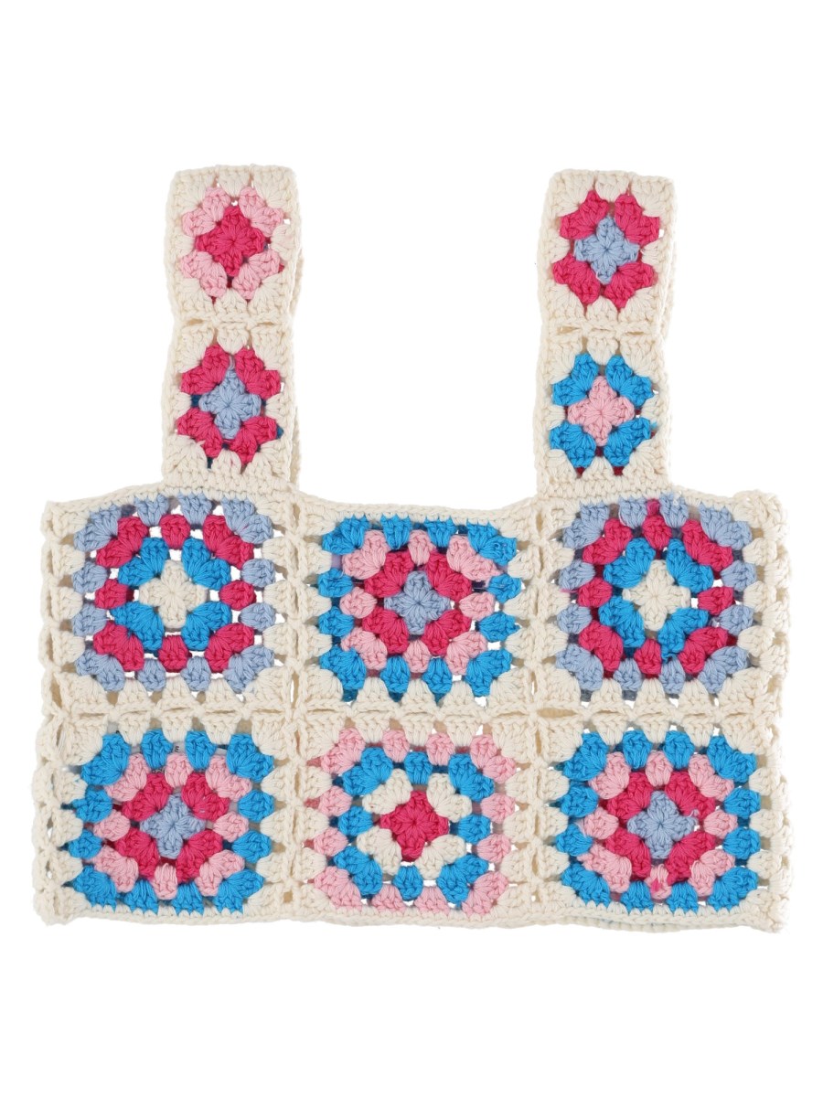 TOP CROCHET CON SPALLINE LARGHE HALIMARA KIDS