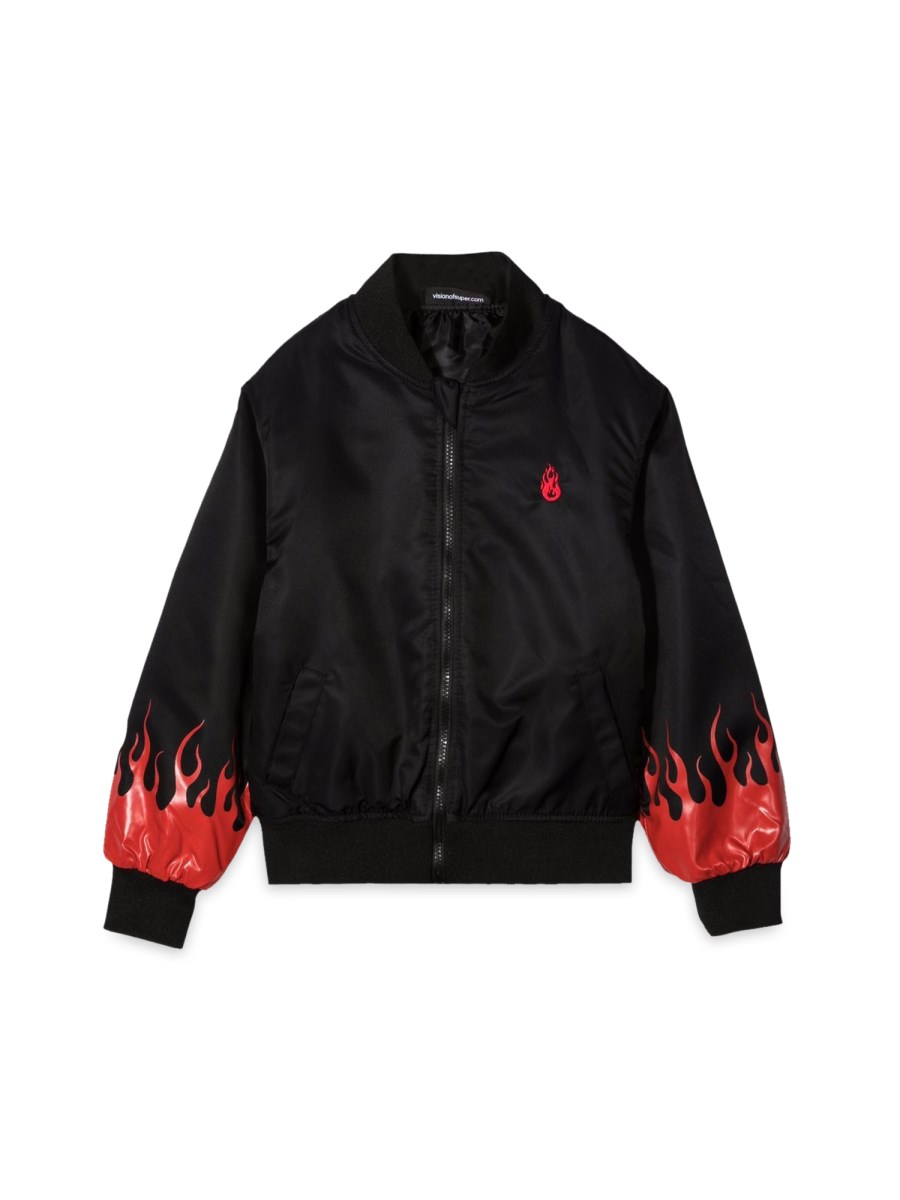 BLACK BOMBER RED FLAMES