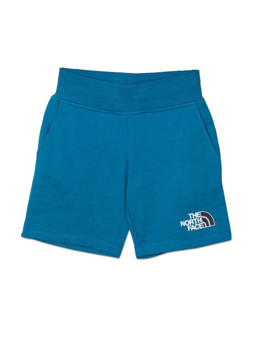 North face shorts blue online