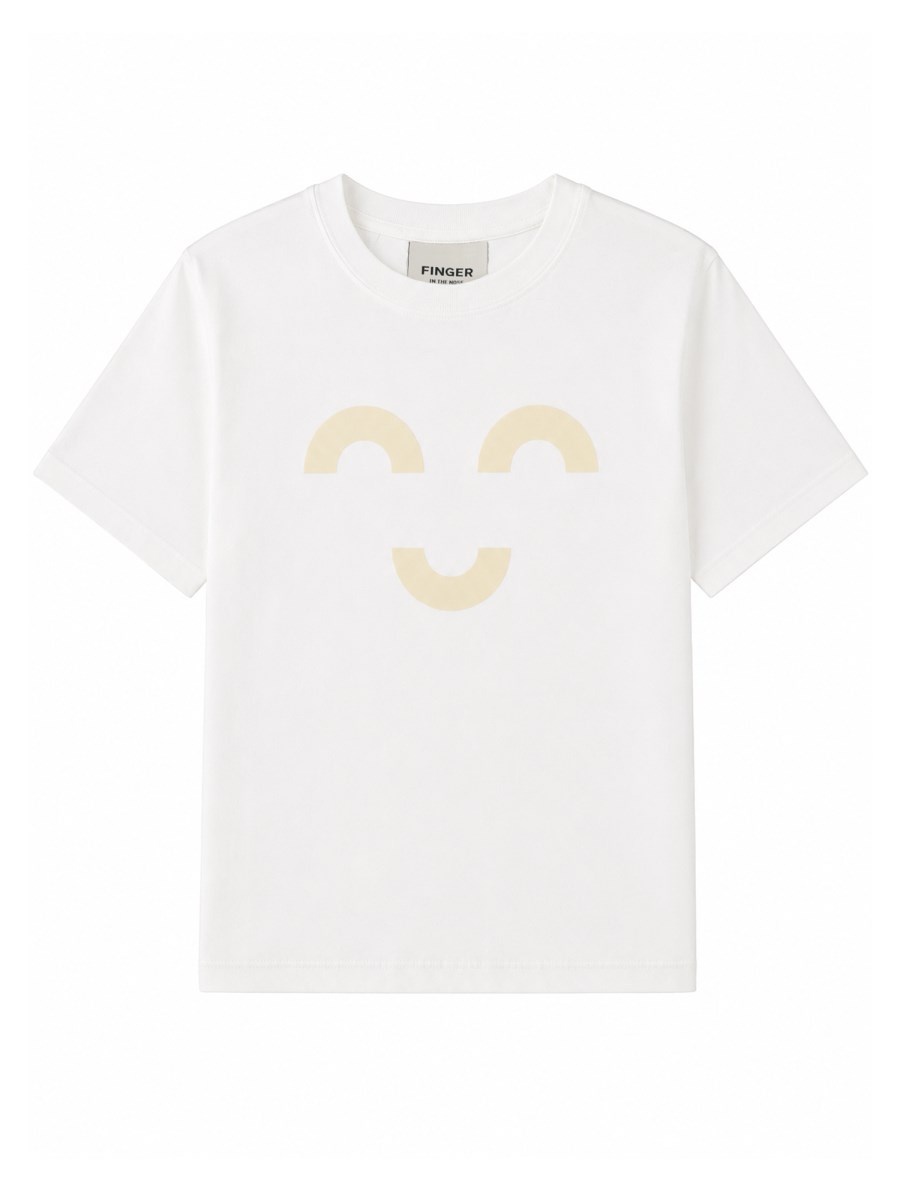 T-SHIRT A MANICA CORTA CON STAMPA SMILE