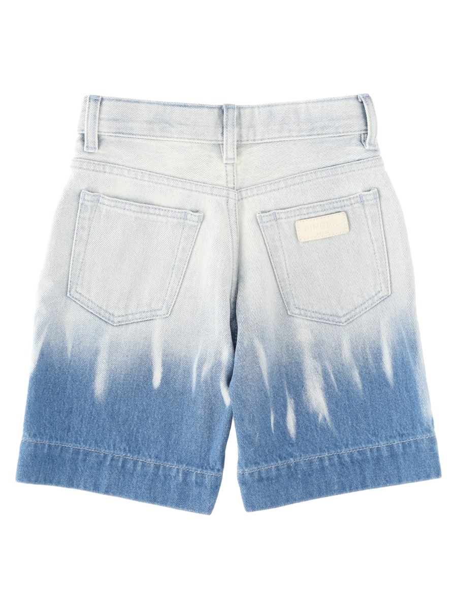 SHORTS IN DENIM SALLY BLEACHED BLUE DIP DYE