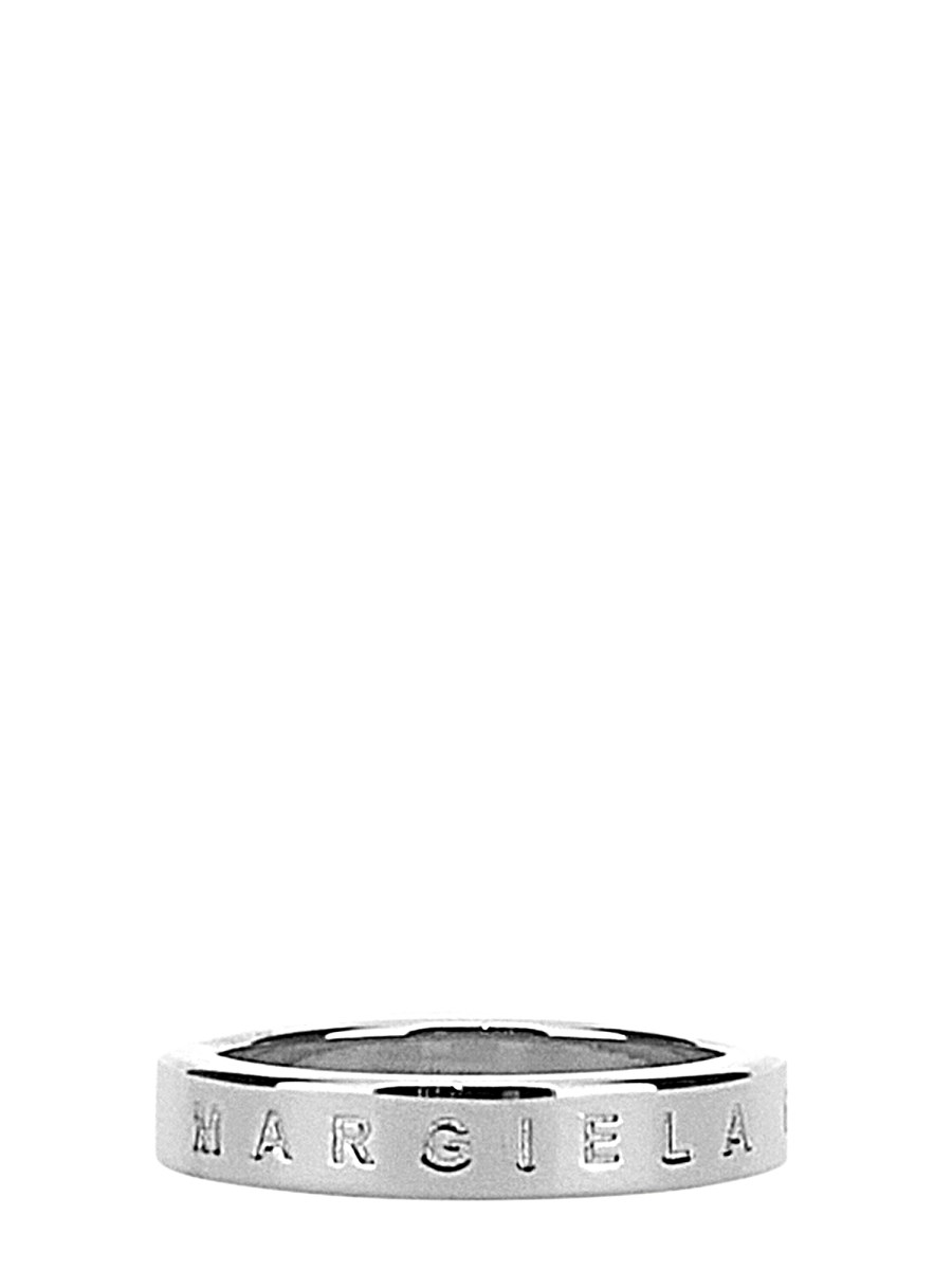 Maison Margiela logo-engraved brass ring | Eraldo.com CN