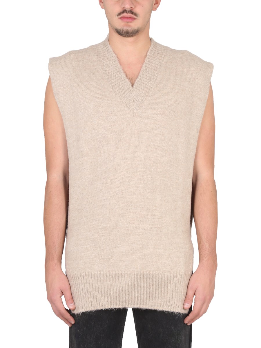 MAISON MARGIELA TABARD IN LANA D'ALPACA