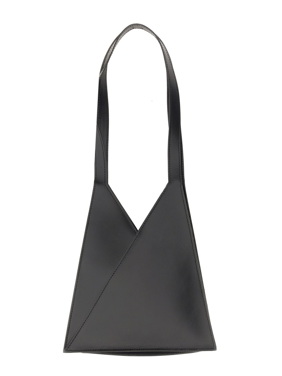 【MM6 MAISON MARGIELA】BORSA JAPANESE IN PELLE Borsa Japanese Medium in similpelle in Nero - MM 6 Maison