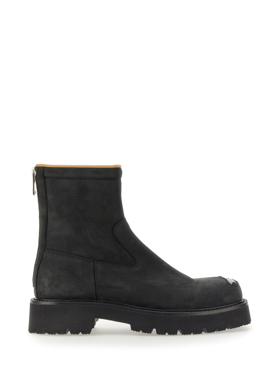 maison margiela leather boots