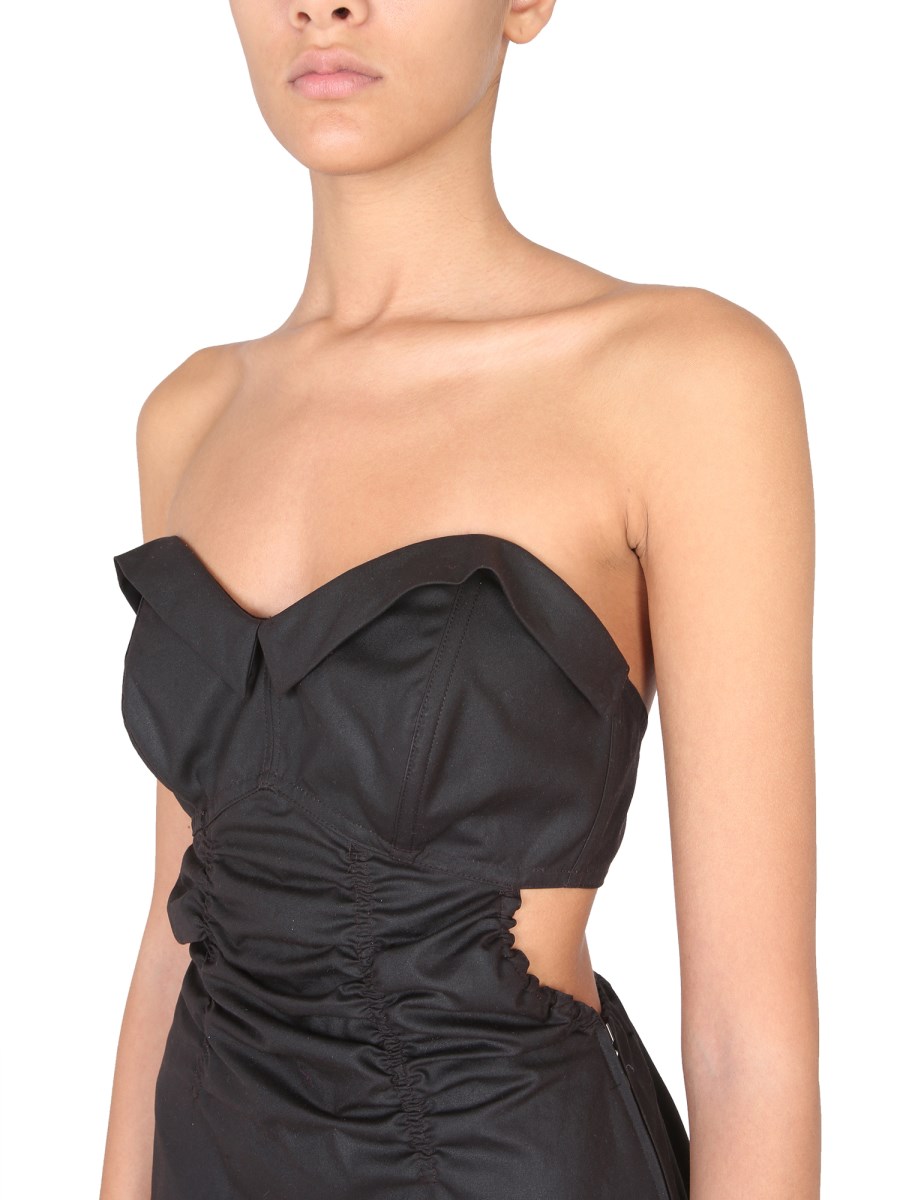 MAISON MARGIELA - WAXED COTTON BODYSUIT - Eleonora Bonucci