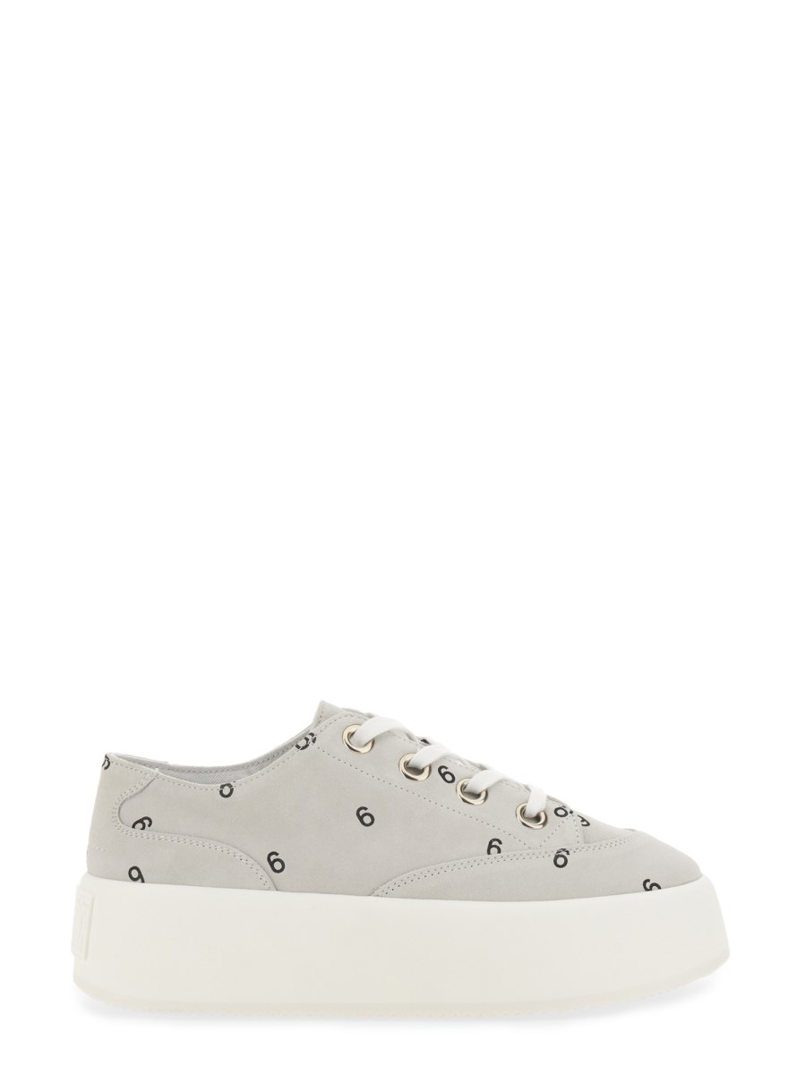 MM6 MAISON MARGIELA - SUEDE LEATHER "PLATFORM 6" SNEAKER - Bonucci