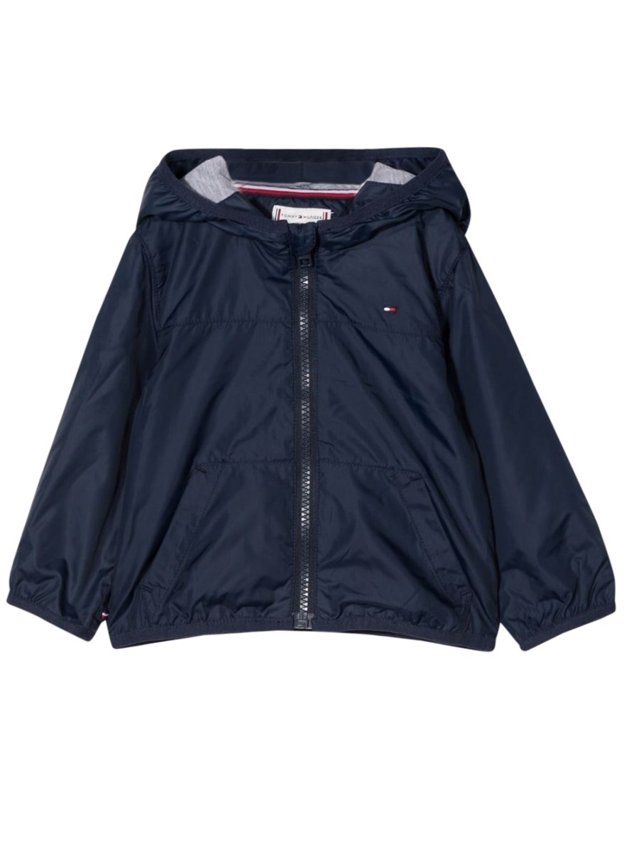 Baby blue tommy hilfiger hot sale windbreaker