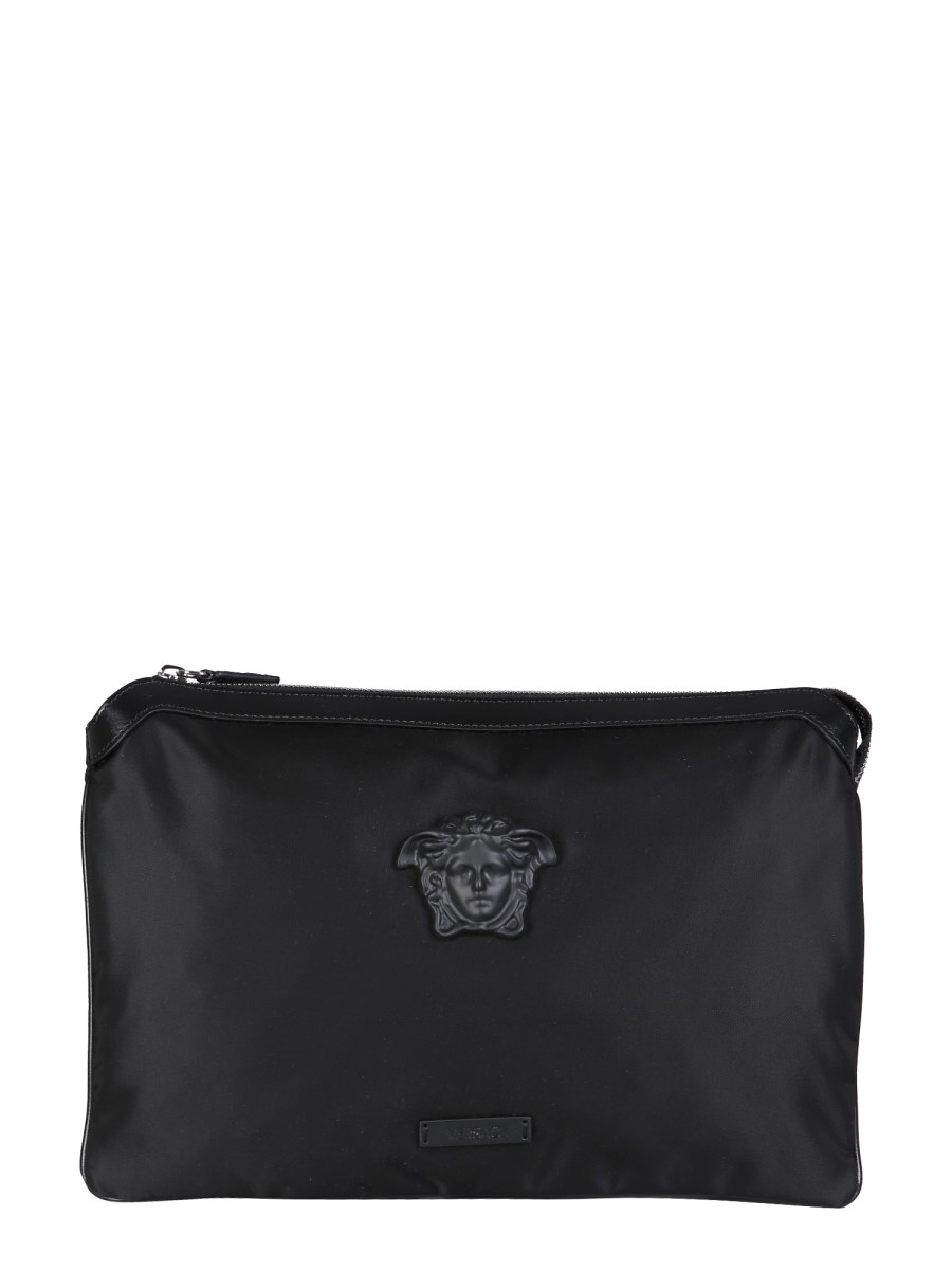 VERSACE - LA MEDUSA NYLON SHOULDER BAG - Eleonora Bonucci