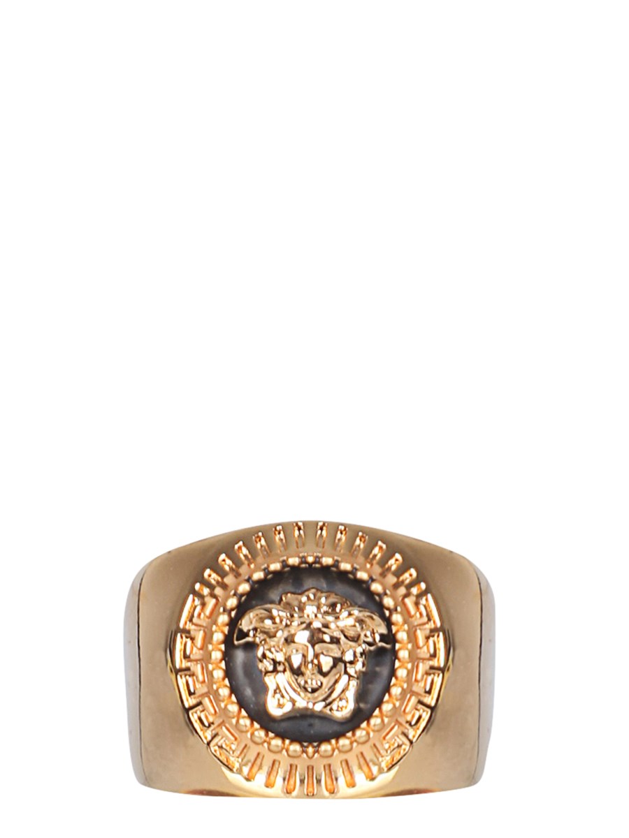 VERSACE Ring MEDUSA BIGGIE in gold/ silver