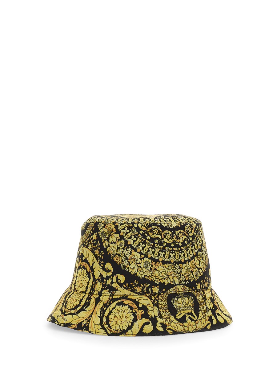 VERSACE - REVERSIBLE HAT WITH BAROQUE PRINT - Eleonora Bonucci