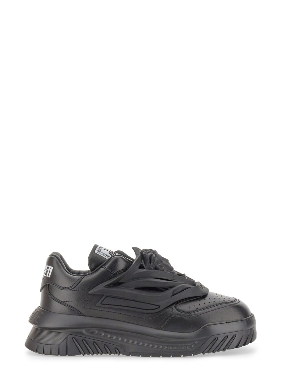 VERSACE - LEATHER ODYSSEY SNEAKER - Eleonora Bonucci