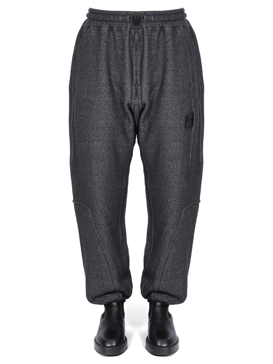 Compass track pants in black - Stone Island