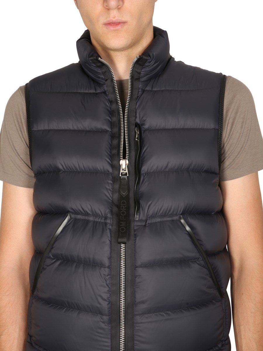 TOM FORD - NYLON DOWN VEST - Eleonora Bonucci