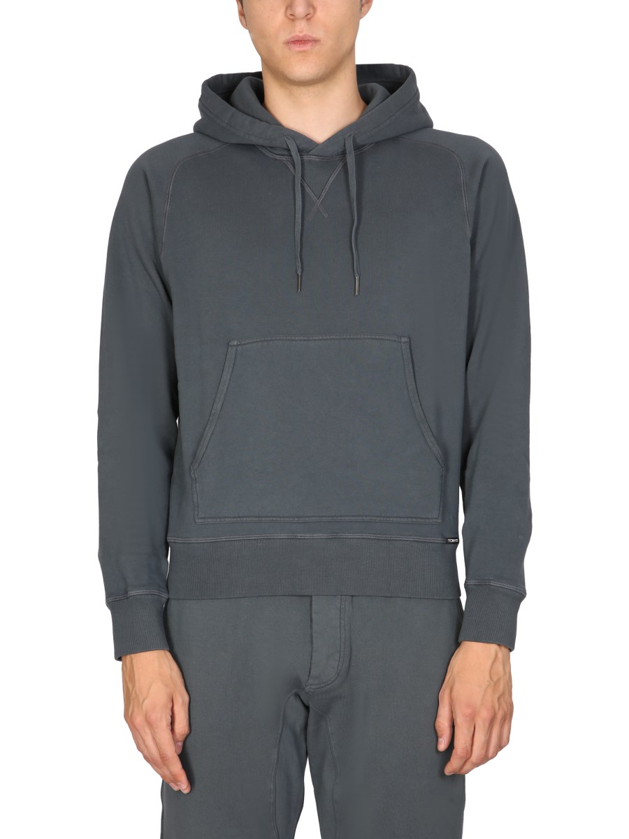 TOM FORD - COTTON HOODIE - Eleonora Bonucci