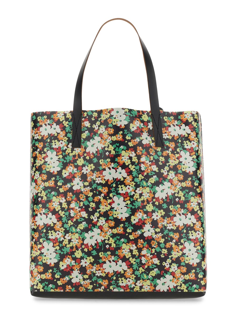 BORSA SHOPPER CON STAMPA FLOREALE