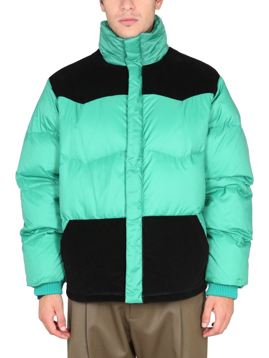 MARNI COLOR BLOCK NYLON DOWN JACKET Eleonora Bonucci