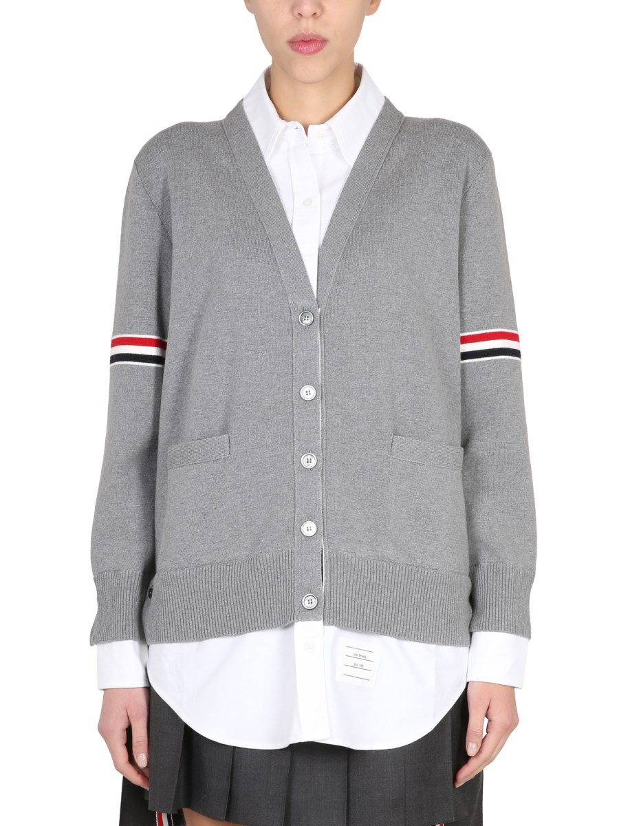 THOM BROWNE - Cotton Cardigan