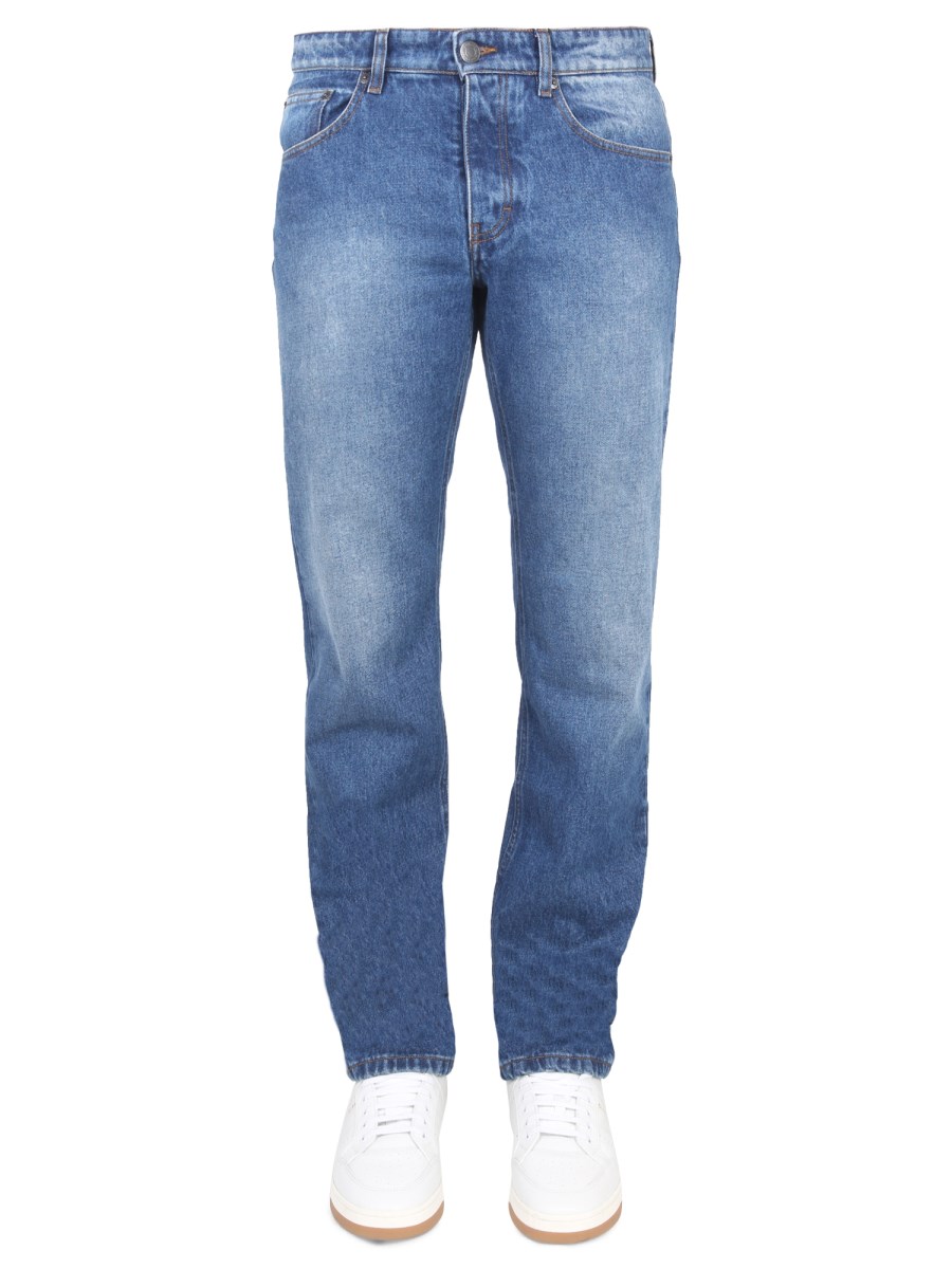 AMI PARIS JEANS CLASSIC FIT IN DENIM