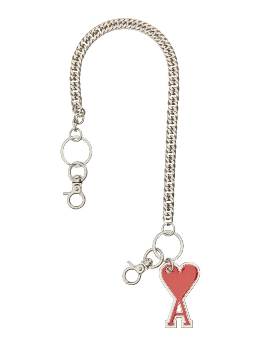 AMI PARIS - AMI DE COEUR CHAIN KEYCHAIN - Eleonora Bonucci