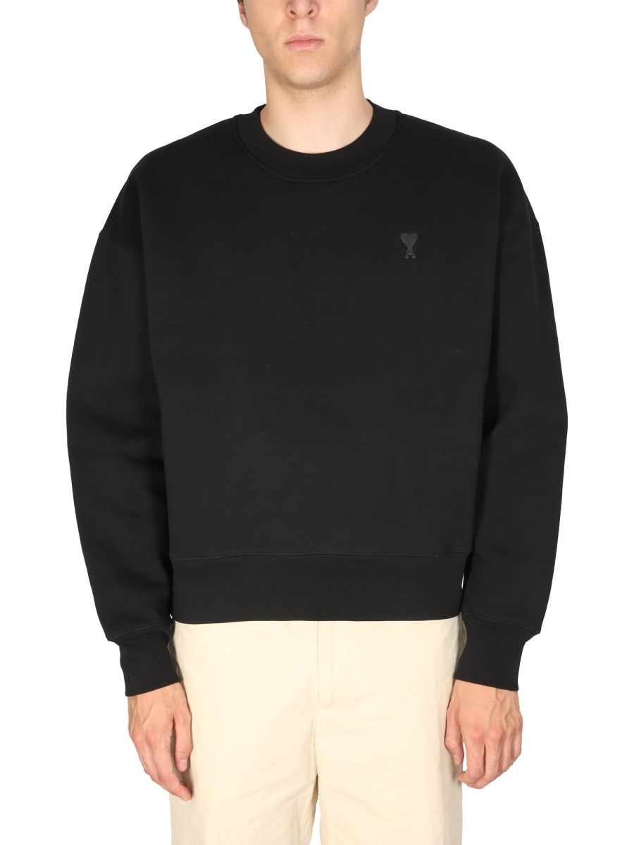 Ami logo sweatshirt best sale