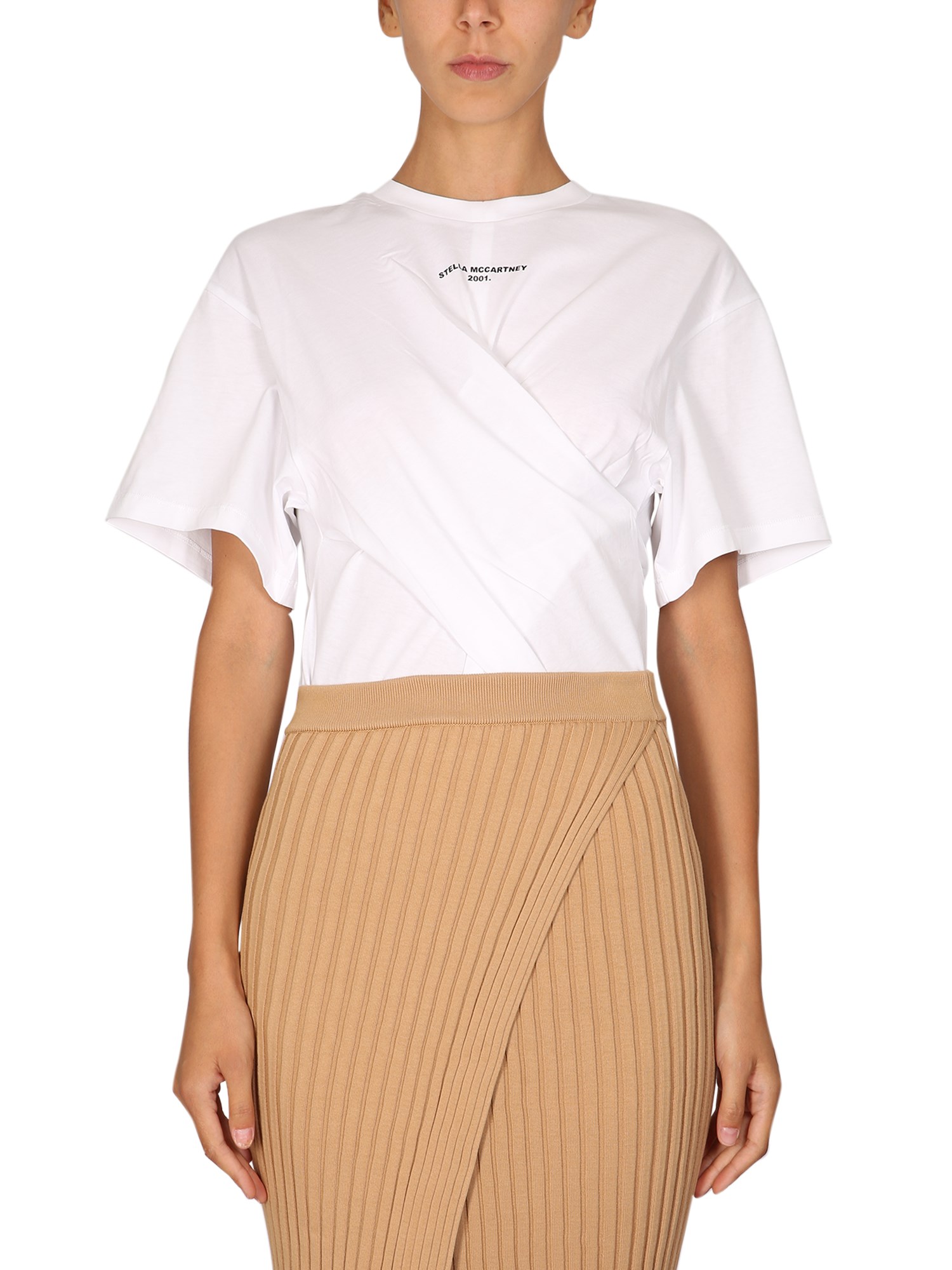 Stella mccartney twisted t-shirt - stella mccartney - Modalova