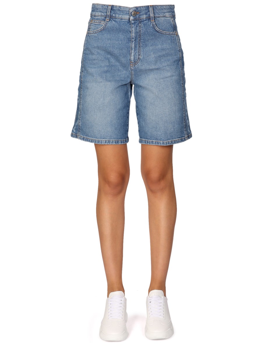 SHORTS IN DENIM