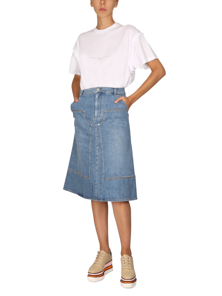 T-SHIRT CON LOGO CRYSTAL